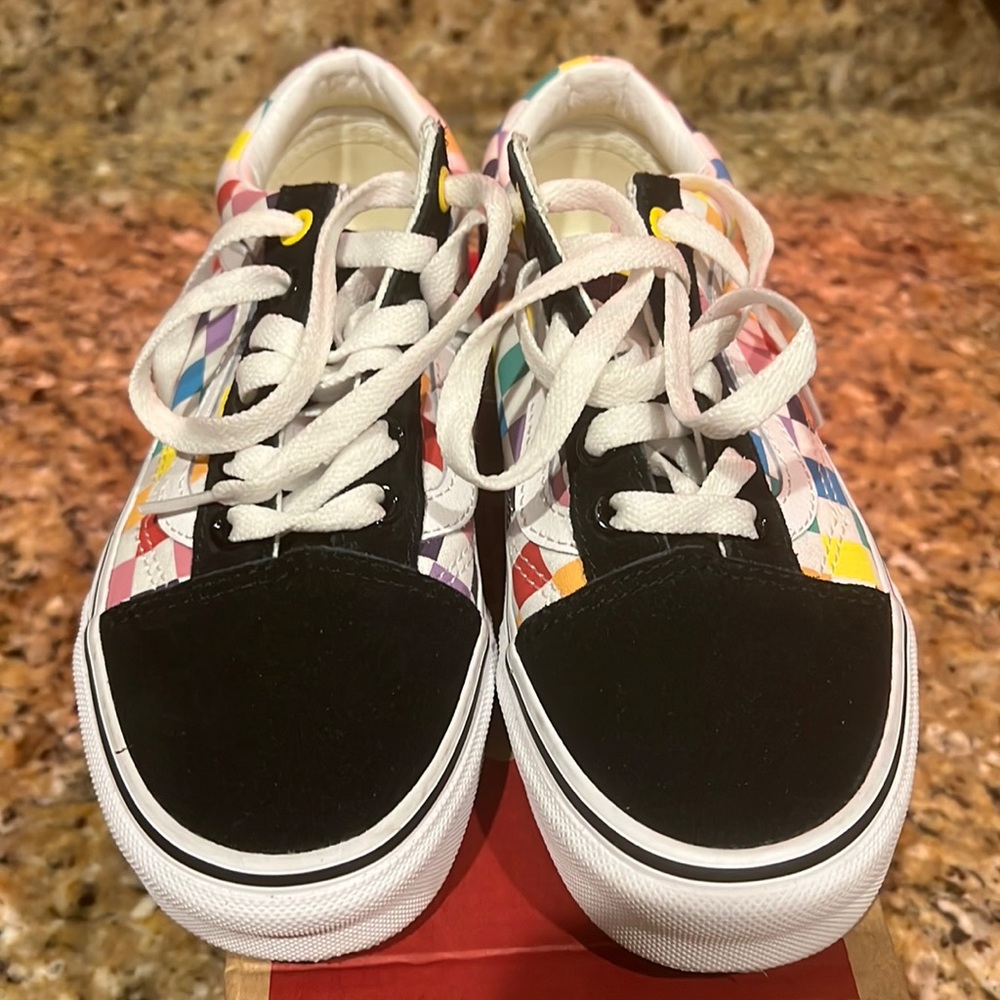 Vans old Skool rainbow checkered sneakers